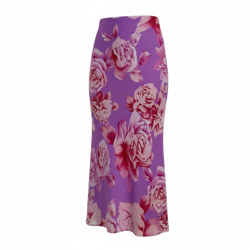 Vintage Pierre Cardin Floral Maxi Skirt